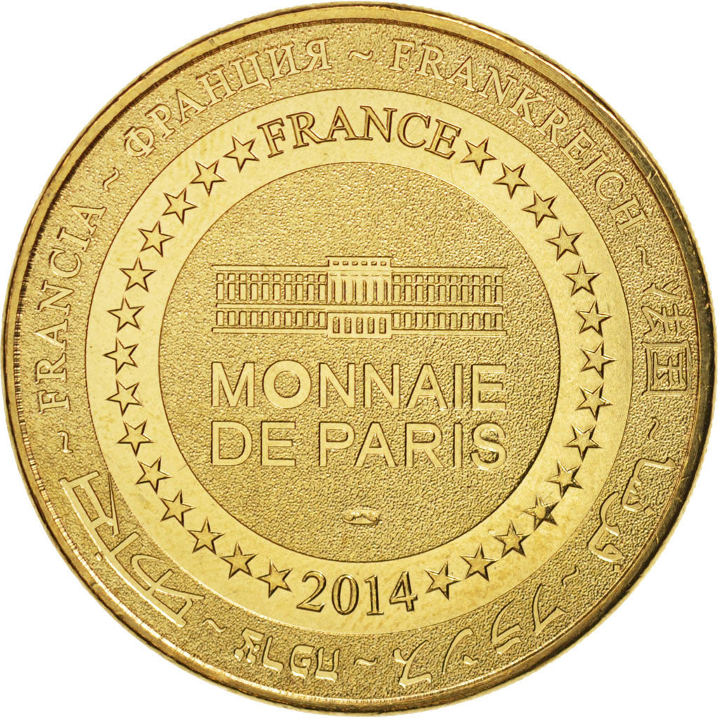 France, Token, Tourist Token, 63/ Super Besse - Tyrolienne, 2014, Monnaie de