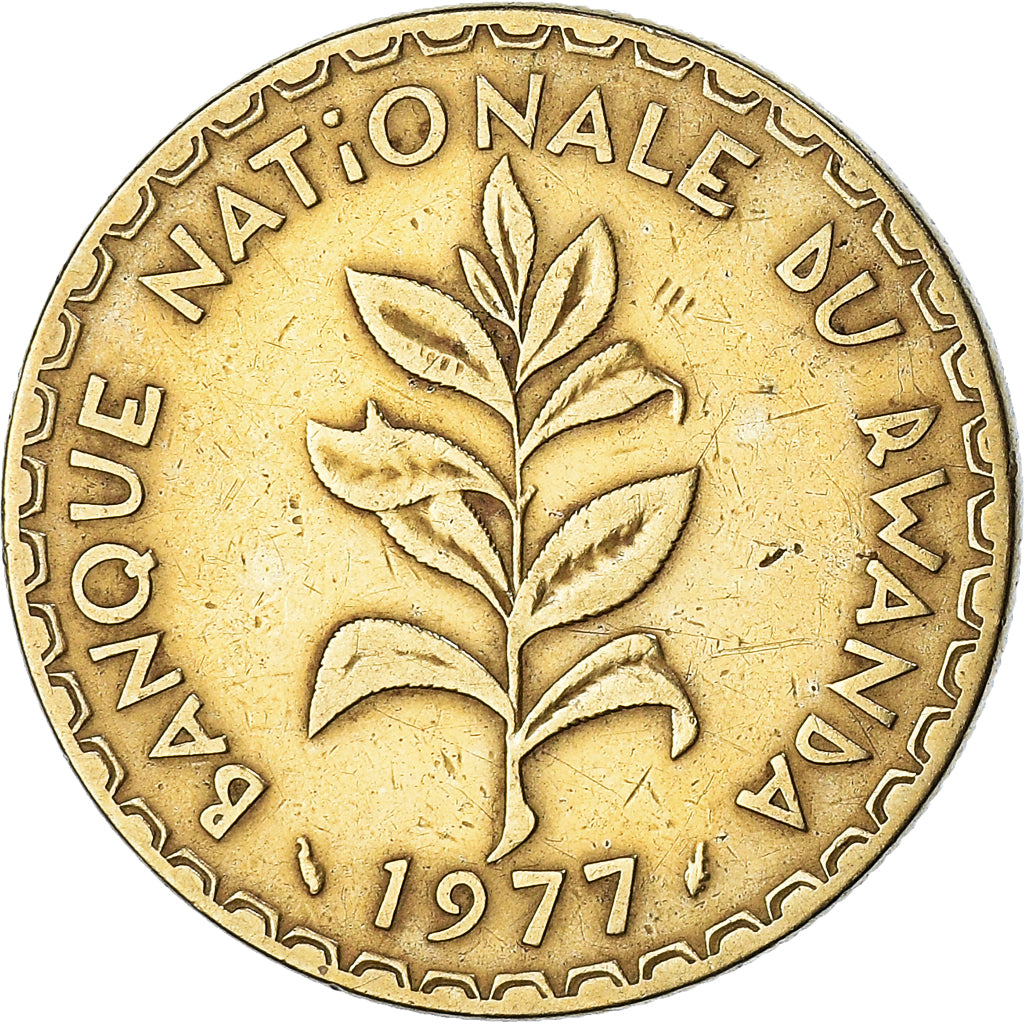 Coin, Rwanda, 50 Francs, 1977