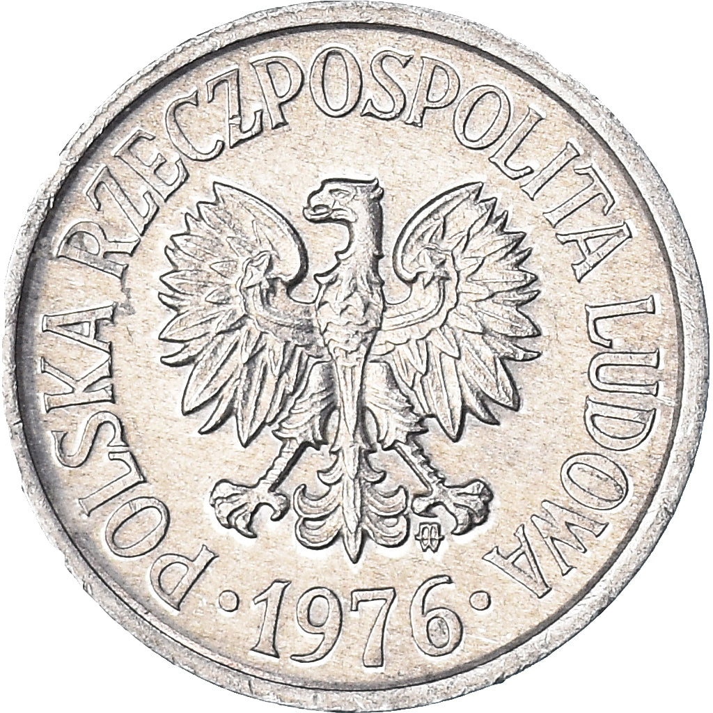 Münze, Polen, 20 Groszy, 1976