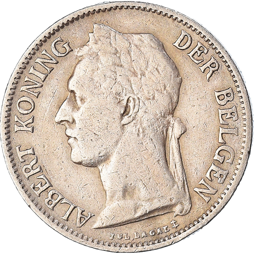 Monnaie, Congo belge, 50 Centimes, 1926