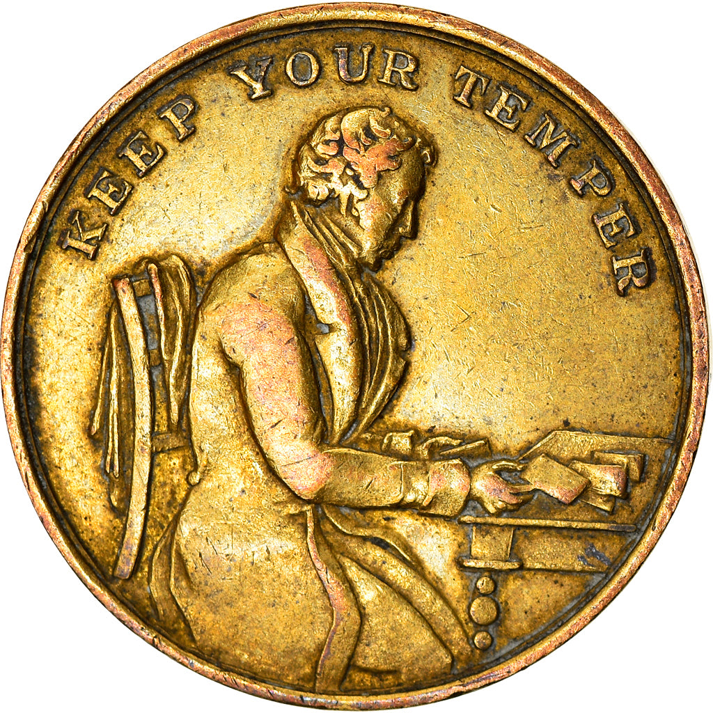 United Kingdom, Token, Gaming, Wisdom and Pleasure, Keep your temper, EF(40-45)