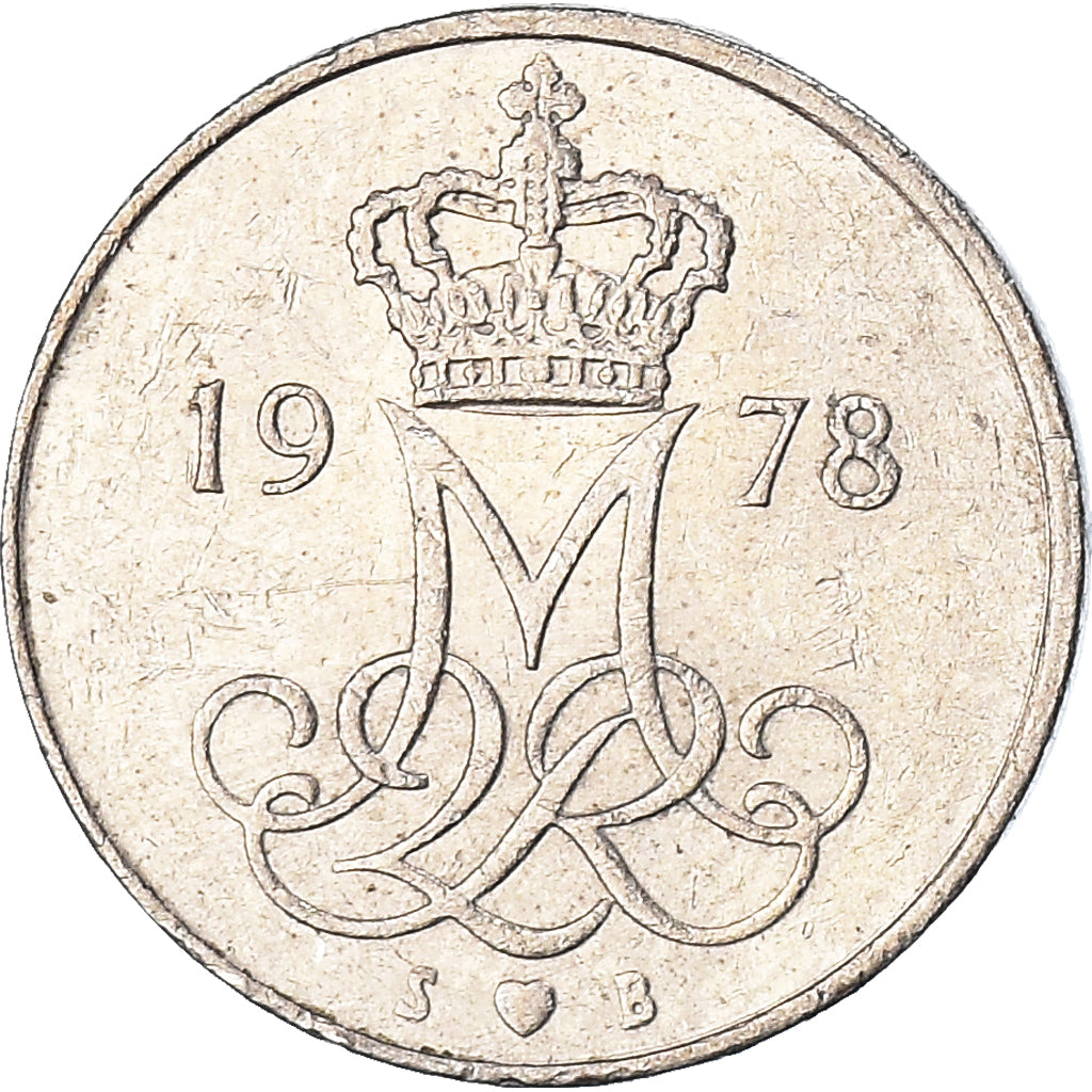 Munten, Denemarken, 10 Öre, 1978