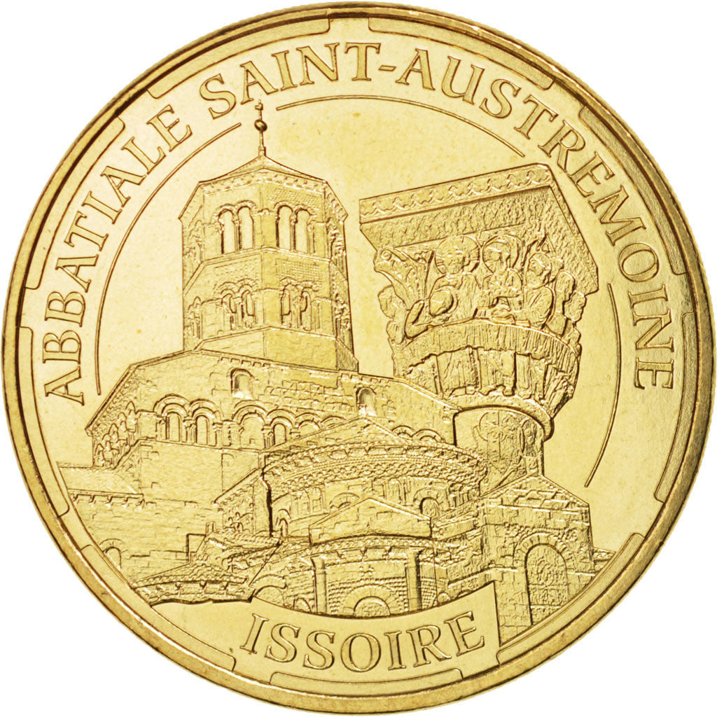 Francia, Token, Tourist Token, 63/ Abbatiale Saint-Austremoine - Issoire, 2014