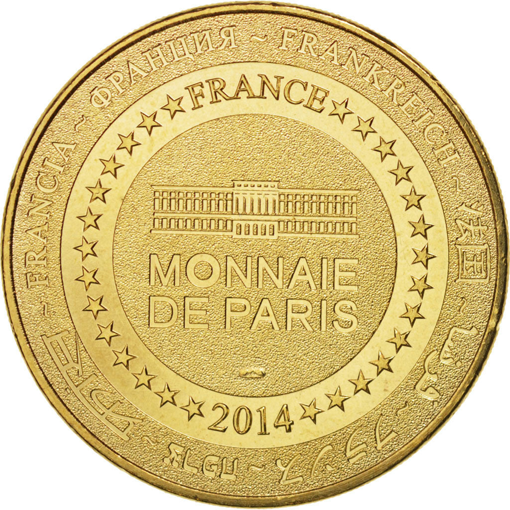 Francia, Token, Tourist Token, 63/ Abbatiale Saint-Austremoine - Issoire, 2014