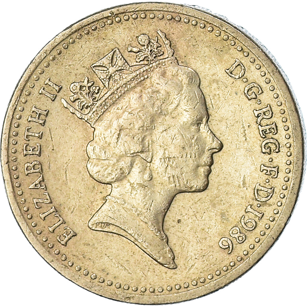 Munten, Groot Bretagne, Pound, 1986