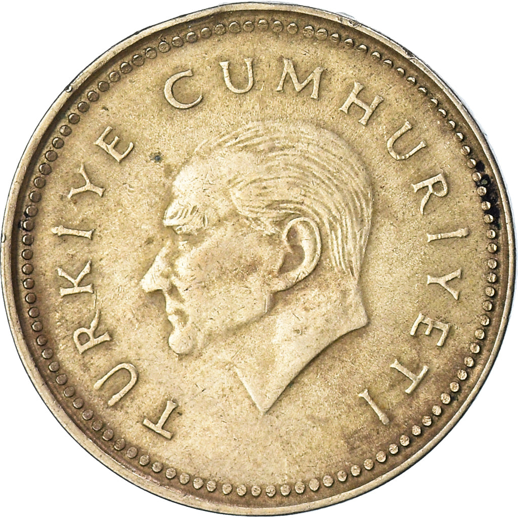 Moeda, Turquia, 5000 Lira, 1992