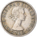 Münze, Großbritannien, Florin, Two Shillings, 1955