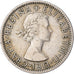 Monnaie, Grande-Bretagne, Florin, Two Shillings, 1955