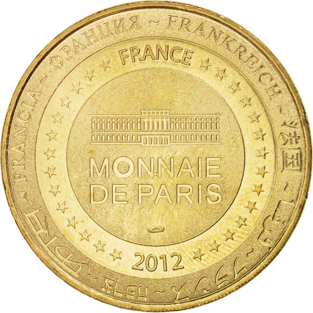 France, Jeton, Tourist Token, 63/ Eglise St-Nectaire, 2012, Monnaie de Paris