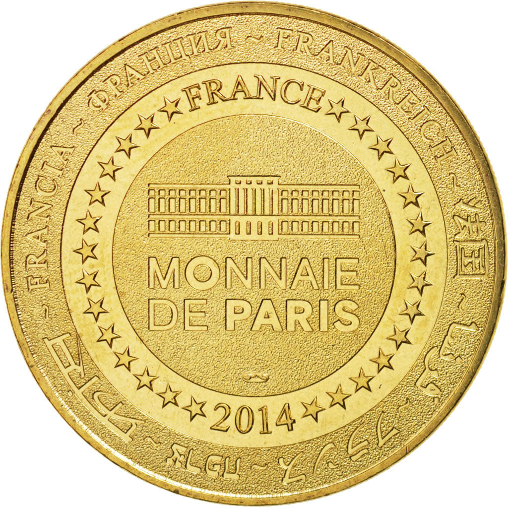 Francia, Token, Tourist Token, 63/ Vulcania - Dragon Ride, 2014, Monnaie de
