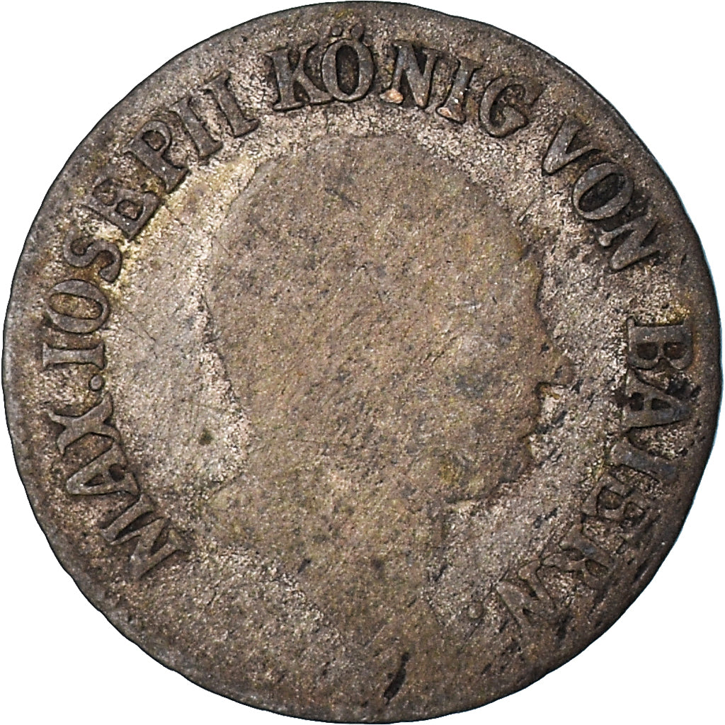 Münze, Deutsch Staaten, 6 Kreuzer, 1824