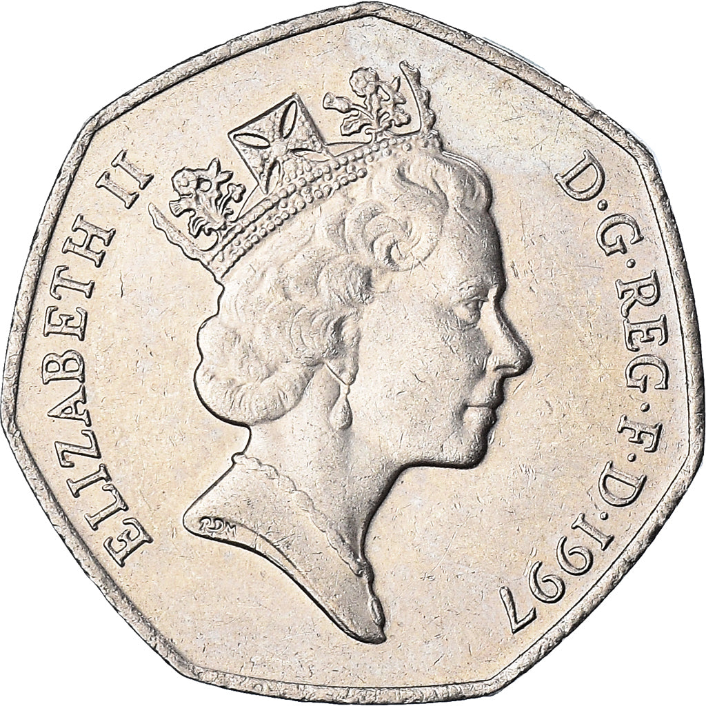 Münze, Großbritannien, 50 Pence, 1997