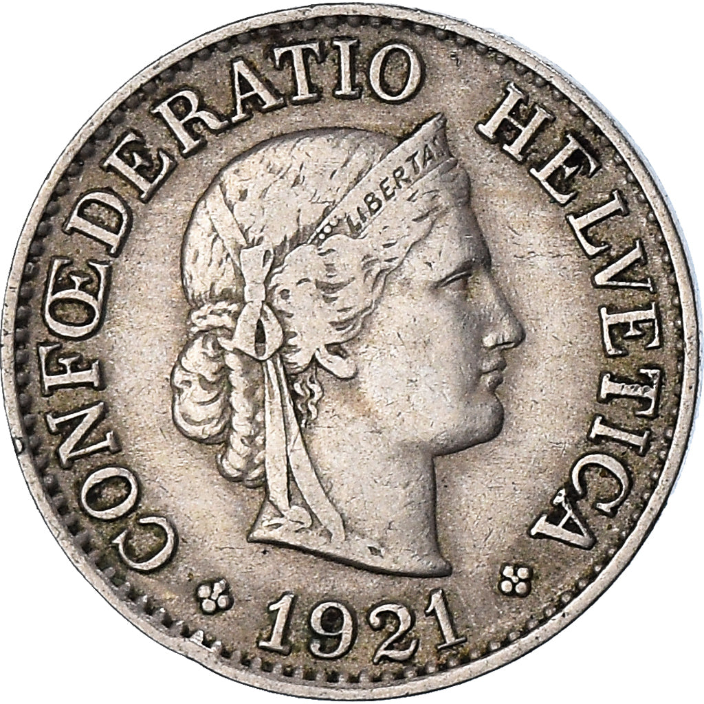 Monnaie, Suisse, 10 Rappen, 1921