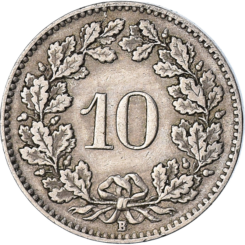 Monnaie, Suisse, 10 Rappen, 1921