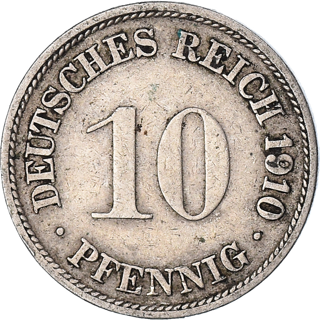 Coin, GERMANY - EMPIRE, 10 Pfennig, 1910