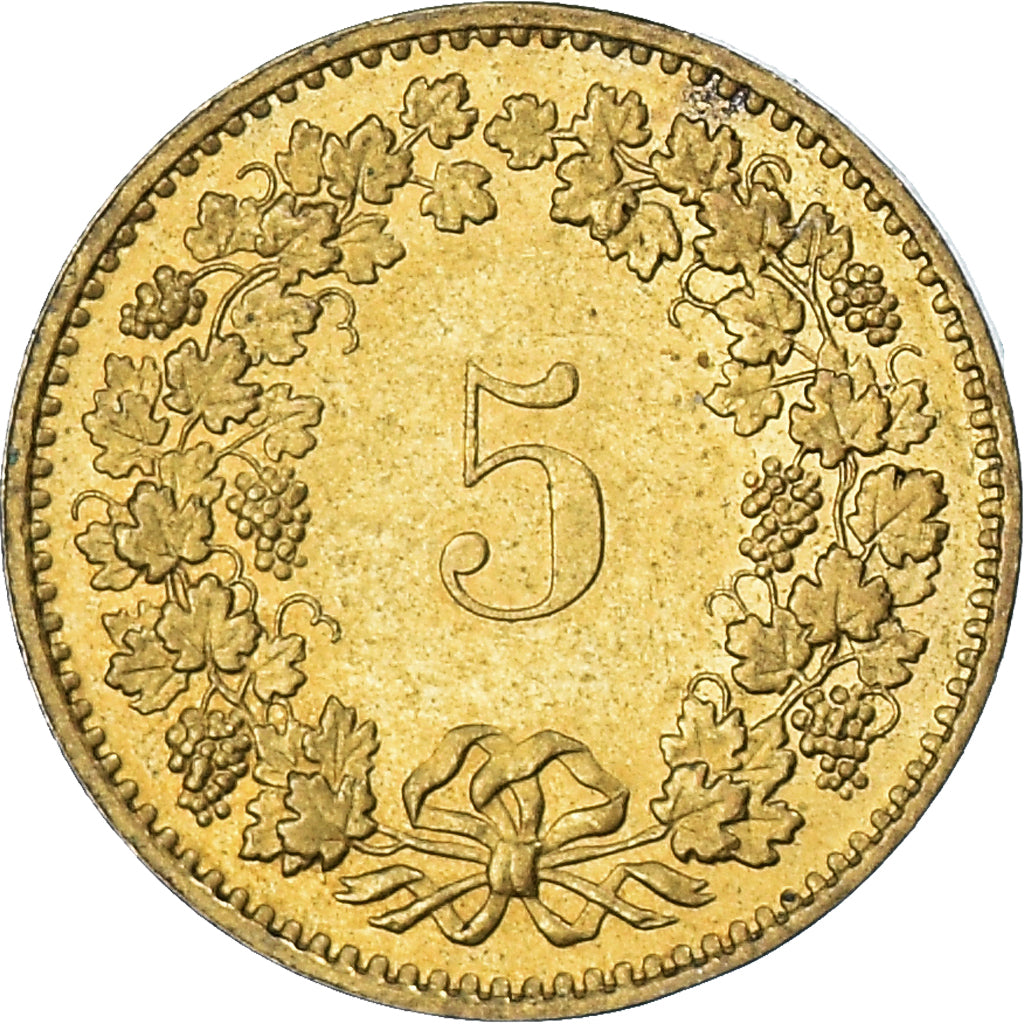 Monnaie, Suisse, 5 Rappen, 1983