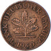 Münze, Bundesrepublik Deutschland, Pfennig, 1949