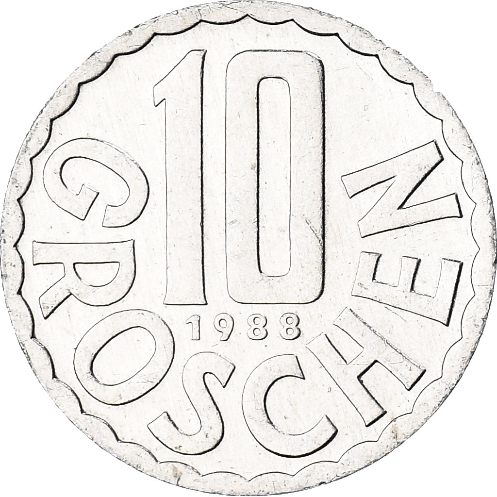 Coin, Austria, 10 Groschen, 1988