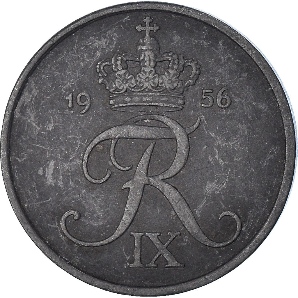 Munten, Denemarken, 5 Öre, 1956