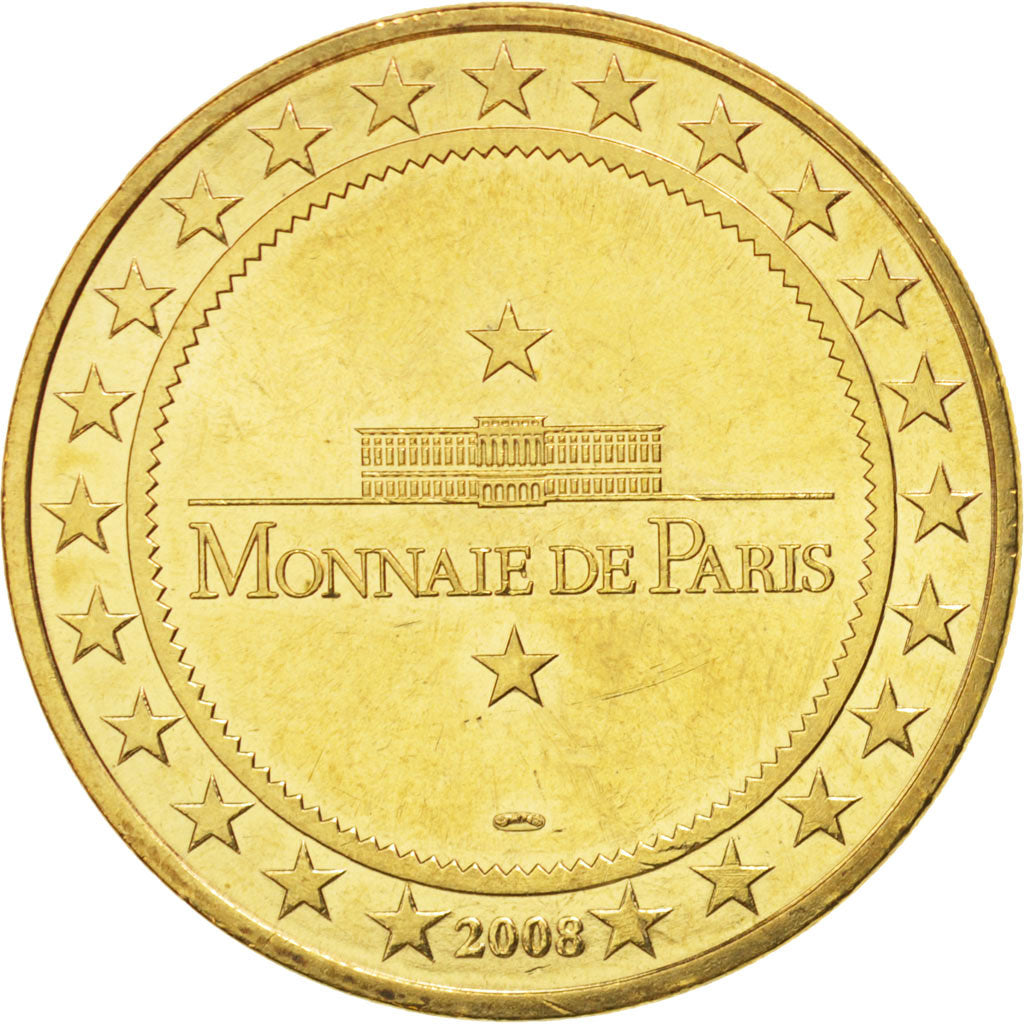 France, Tourist Token, 67/ Perroquet Club, Gris du Gabon, 2008, Monnaie de Paris