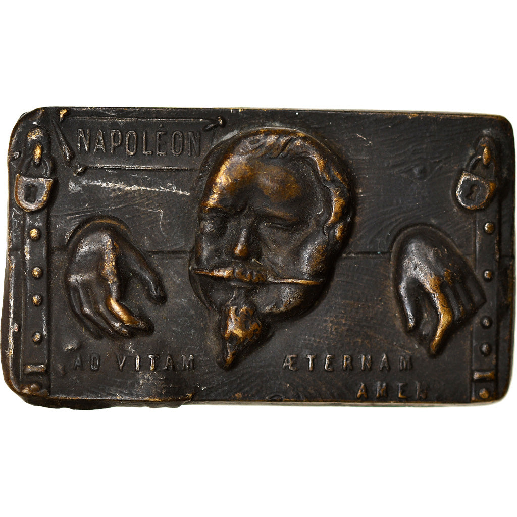 France, Médaille, Plaque, Napoléon ad Vitam Eternam, Amen, History, TTB