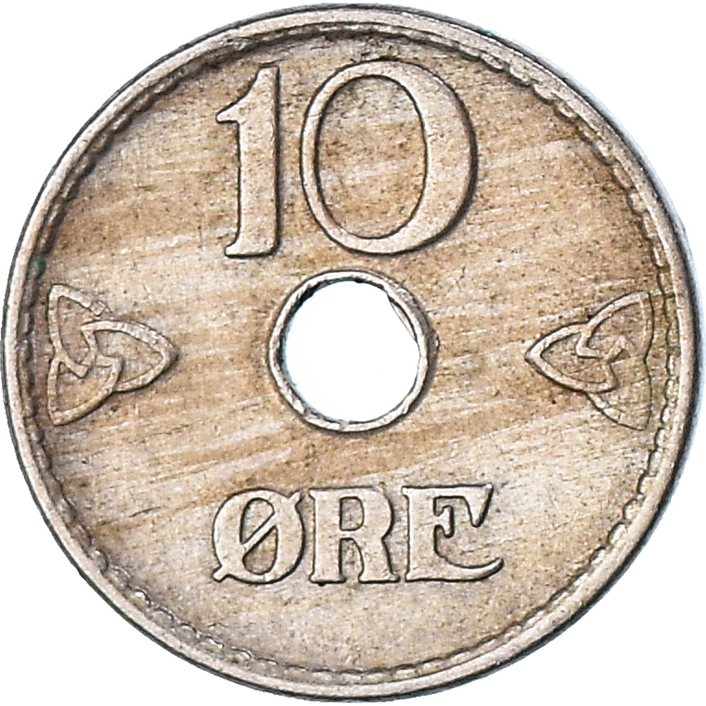 Moneda, Noruega, 10 Öre, 1949