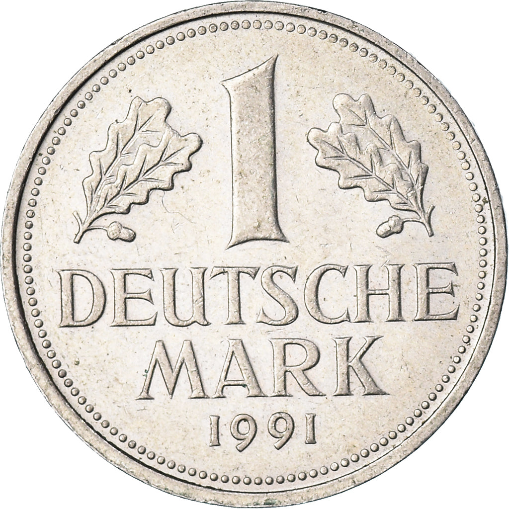 Münze, Bundesrepublik Deutschland, Mark, 1991