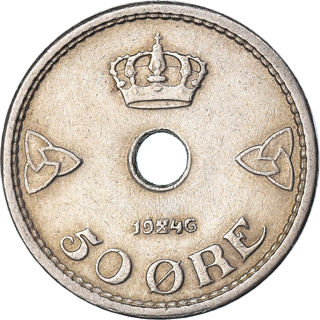 Coin, Norway, 50 Öre, 1946