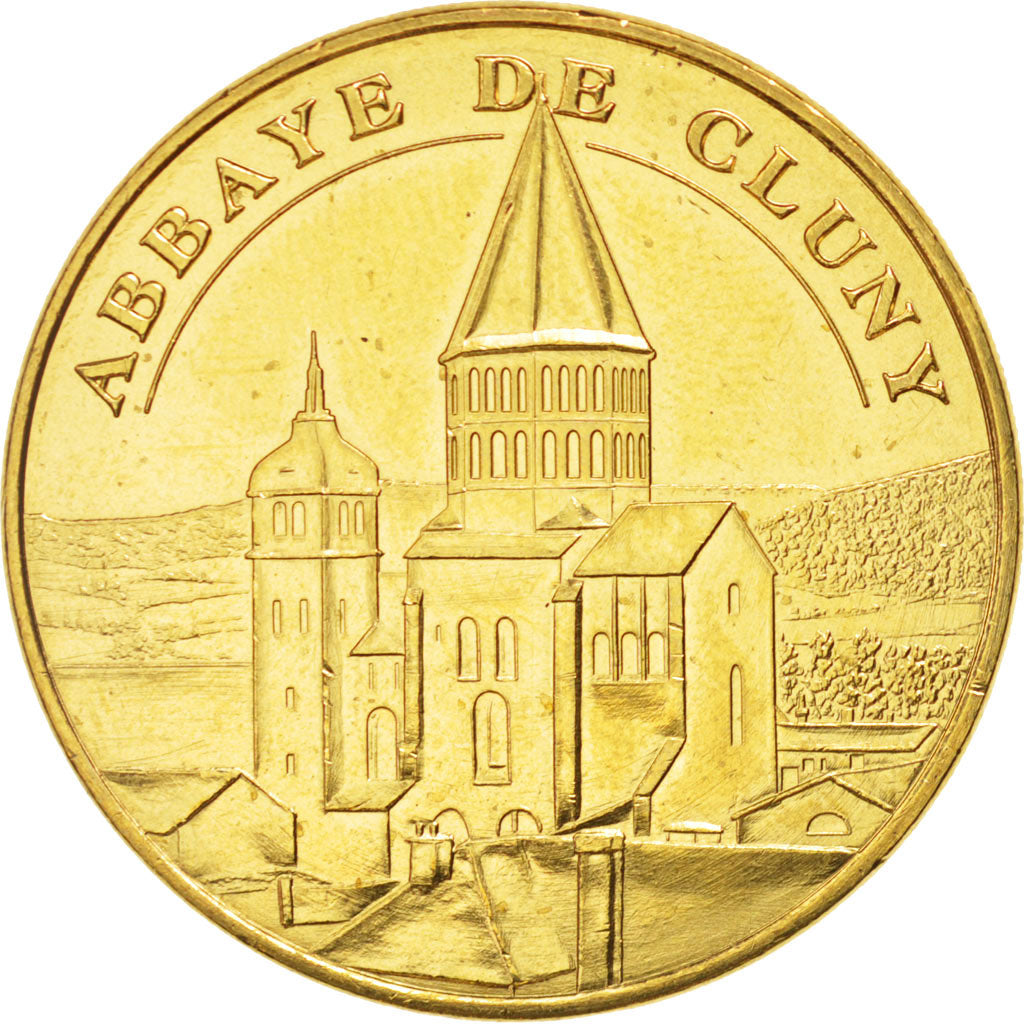 Francia, Token, Tourist Token, 71/ Abbaye de Cluny, 2014, Monnaie de Paris, SPL