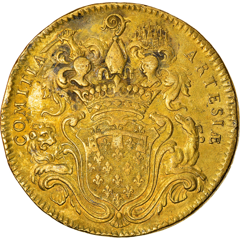 Frankreich, Token, Louis XV, Etats d'Artois, History, Undated (1750), Duvivier