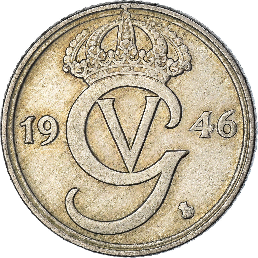 Coin, Sweden, 50 Öre, 1946