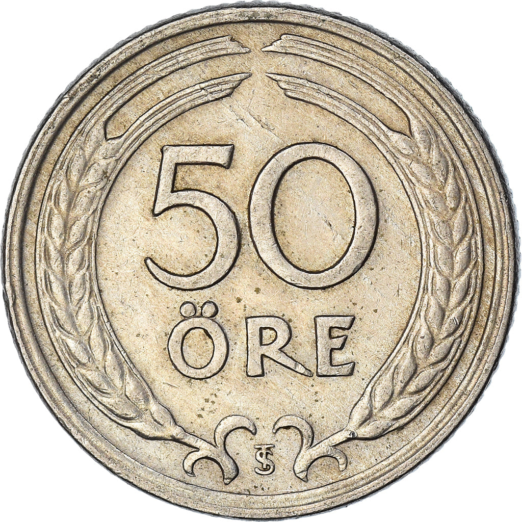 Coin, Sweden, 50 Öre, 1946