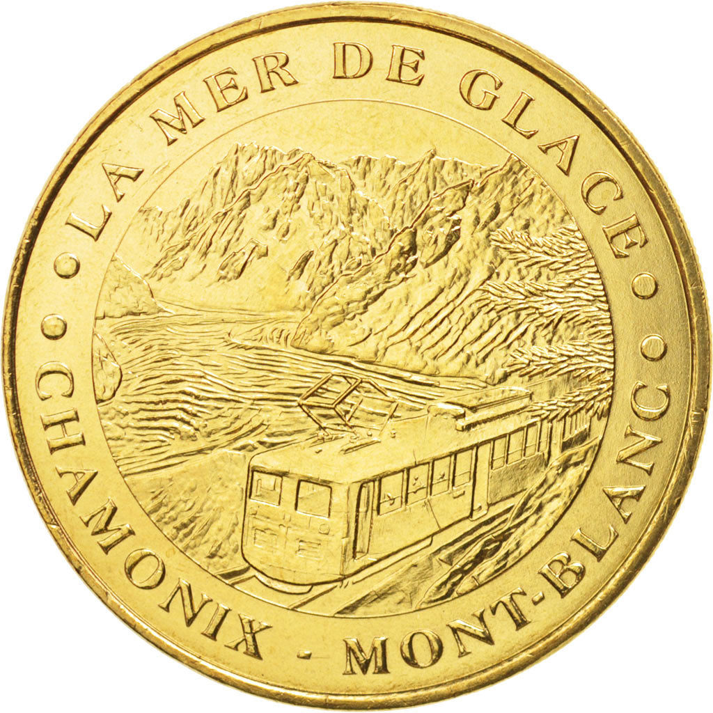 France, Jeton, Tourist Token, 74/ La Mer de Glace - Chamonix, 2014, Monnaie de