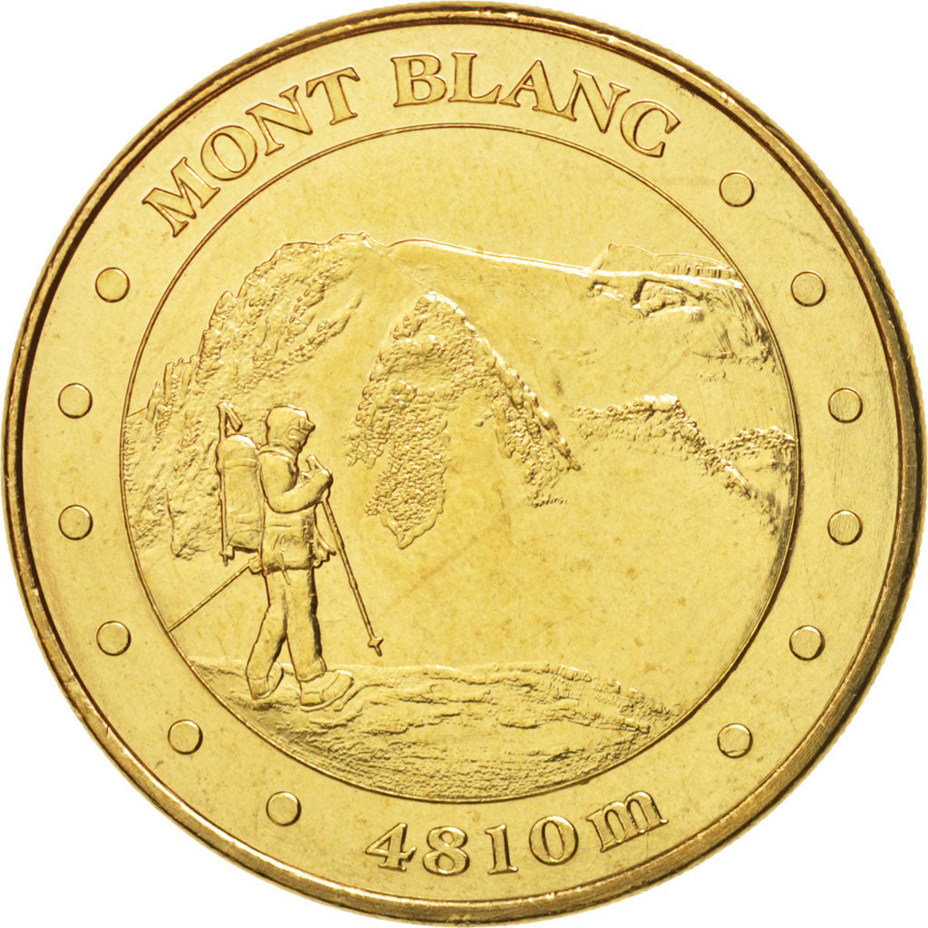 France, Jeton, Tourist Token, 74/ Mont-Blanc - 4810 m, 2013, Monnaie de Paris