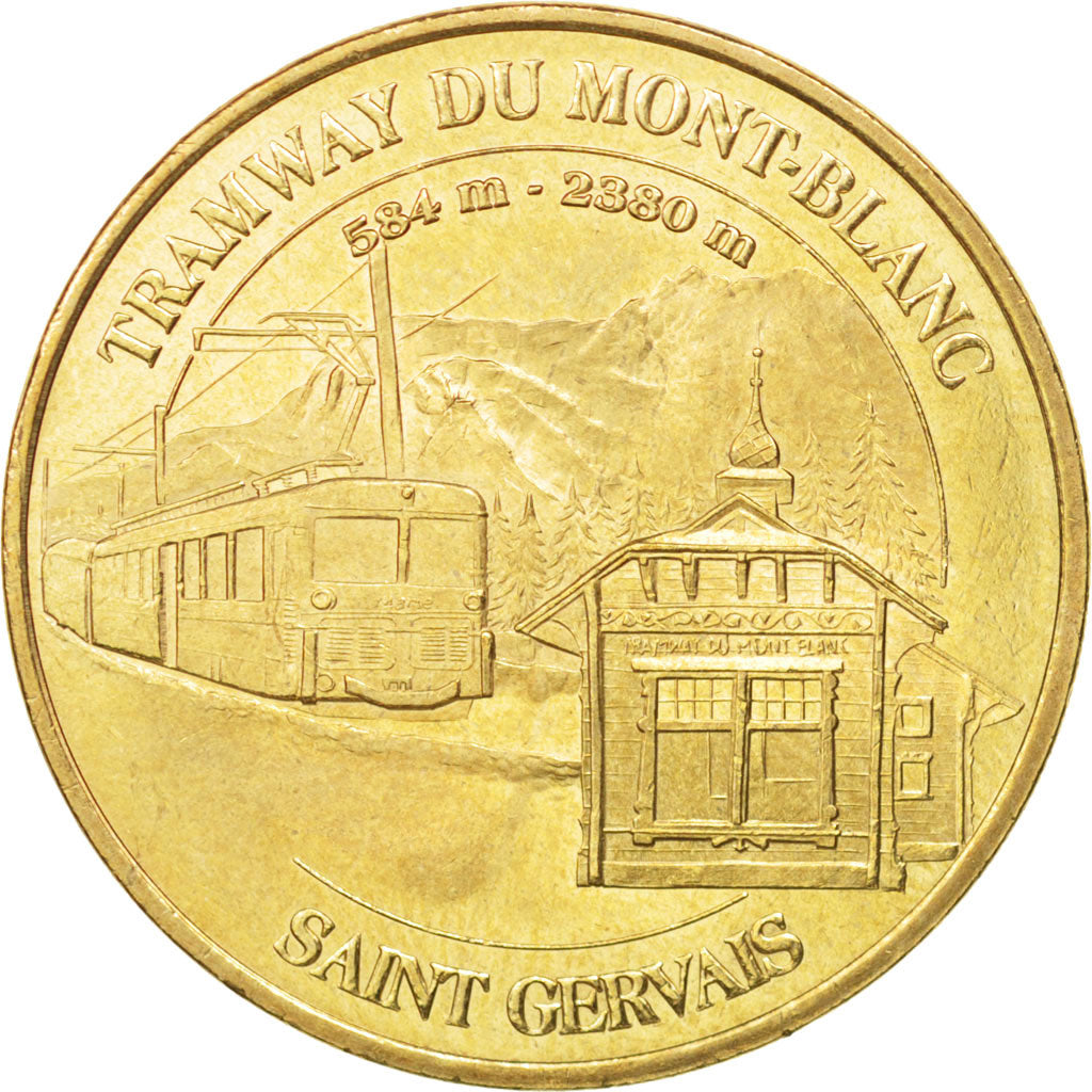 Frankreich, Token, Tourist Token, 74/ Tramway du Mont-Blanc, 2005, Monnaie de