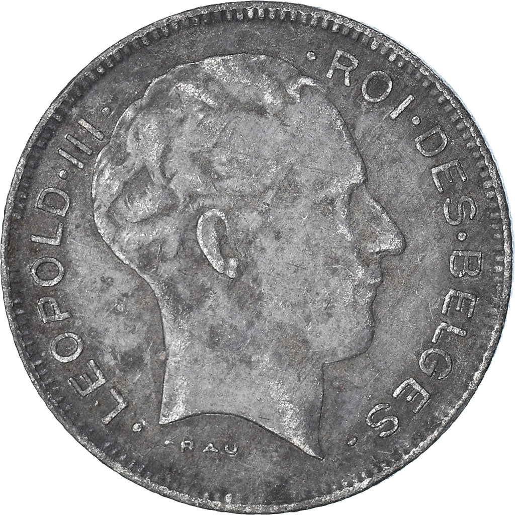 Münze, Belgien, 5 Francs, 5 Frank, 1946