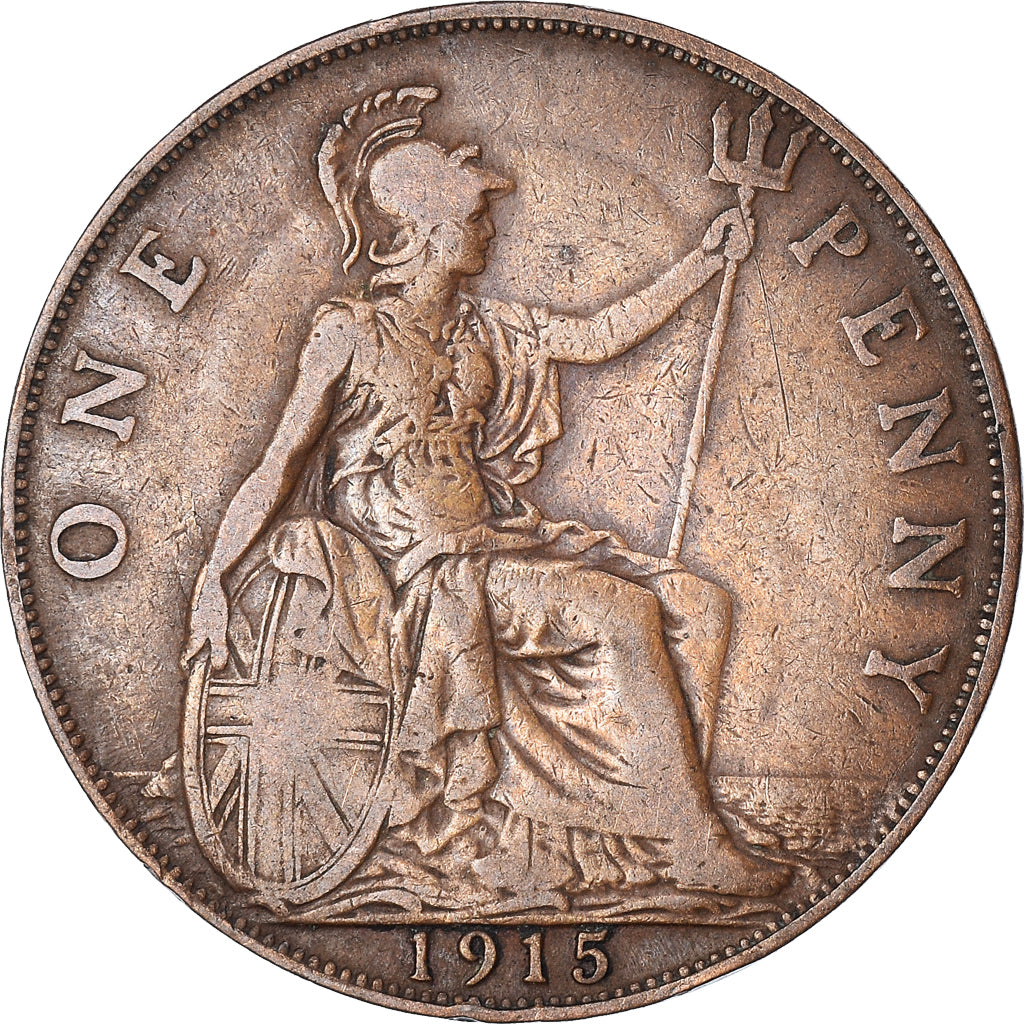 Münze, Großbritannien, Penny, 1915