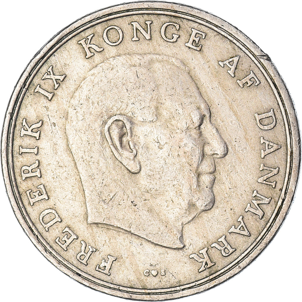 Munten, Denemarken, 5 Kroner, 1960