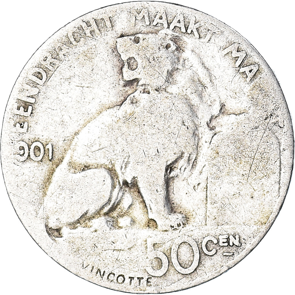 Coin, Belgium, 50 Centimes, 1901