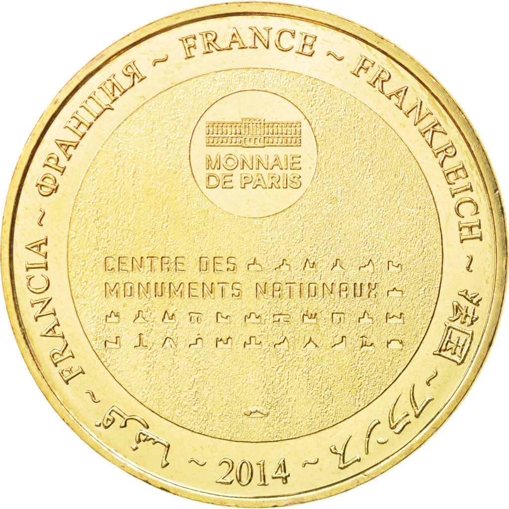 France, Tourist Token, 75/ Paris - Tours Notre-Dame, 2014, Monnaie de Paris
