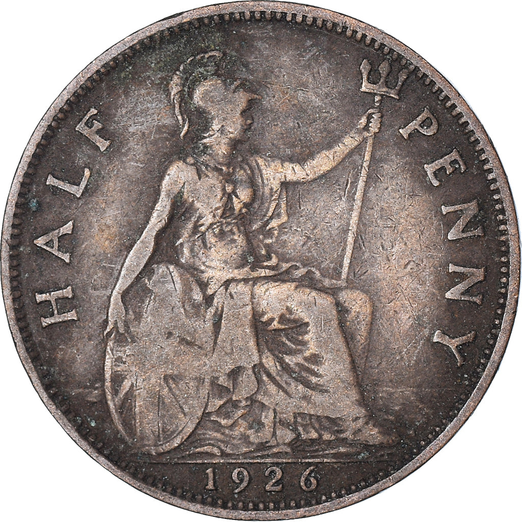 Moneta, Wielka Brytania, 1/2 Penny, 1926
