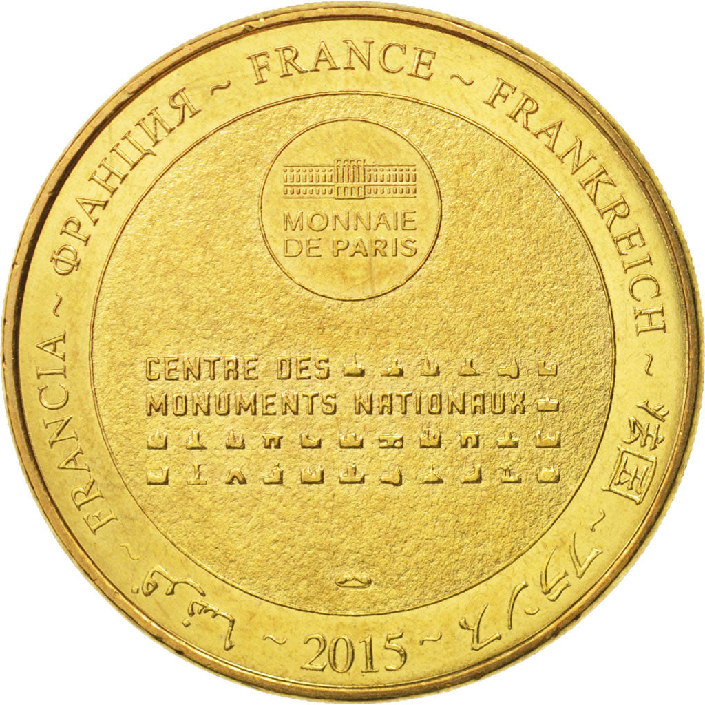 France, Jeton, Tourist Token, 75/ Paris - Panthéon, 2015, Monnaie de Paris