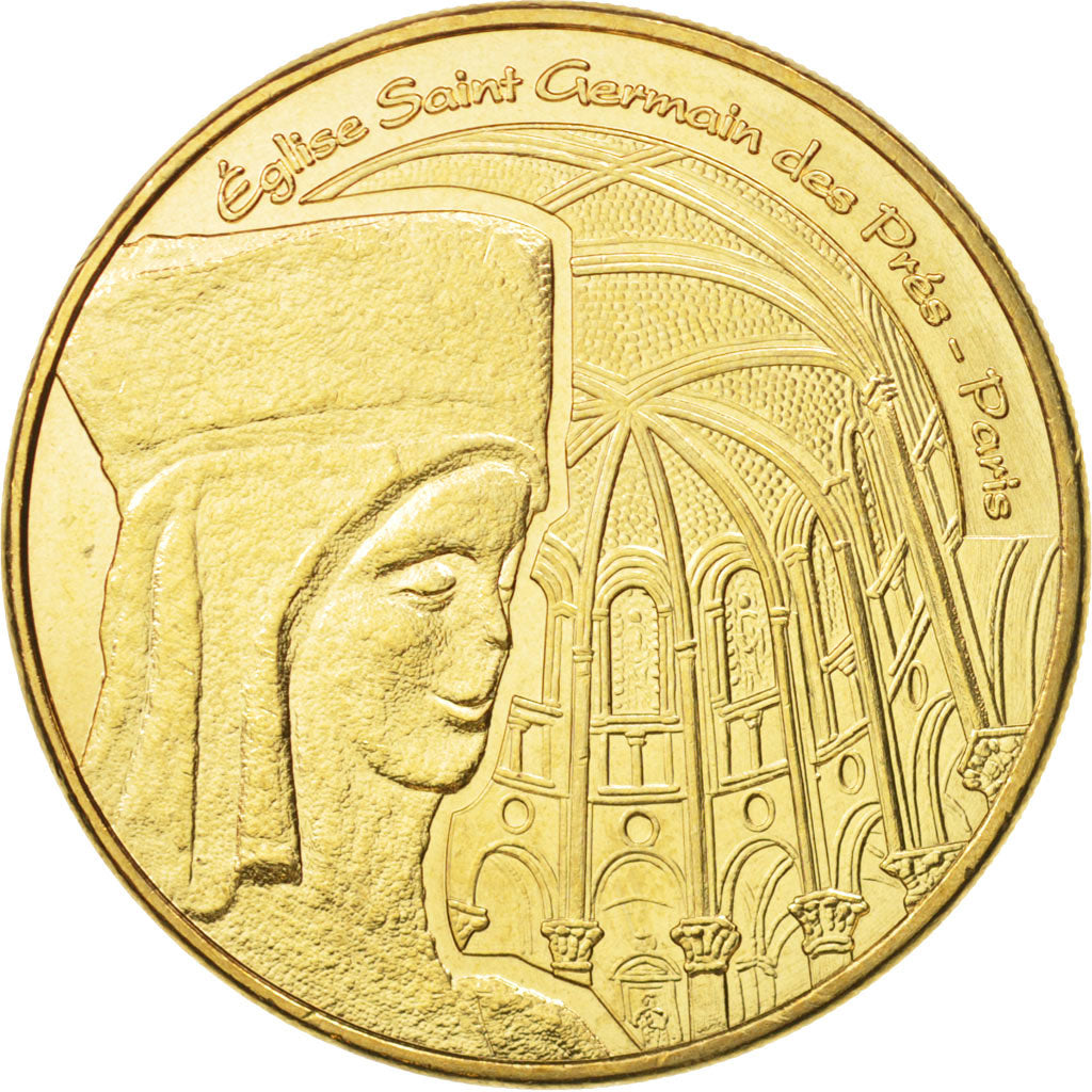 France, Token, Tourist Token, 75/ Paris - Eglise Saint-Germain des Prés -