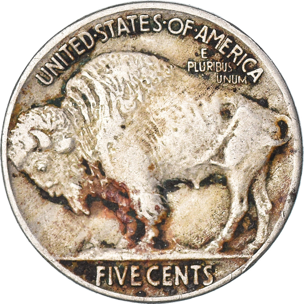 Coin, United States, 5 Cents, 1917