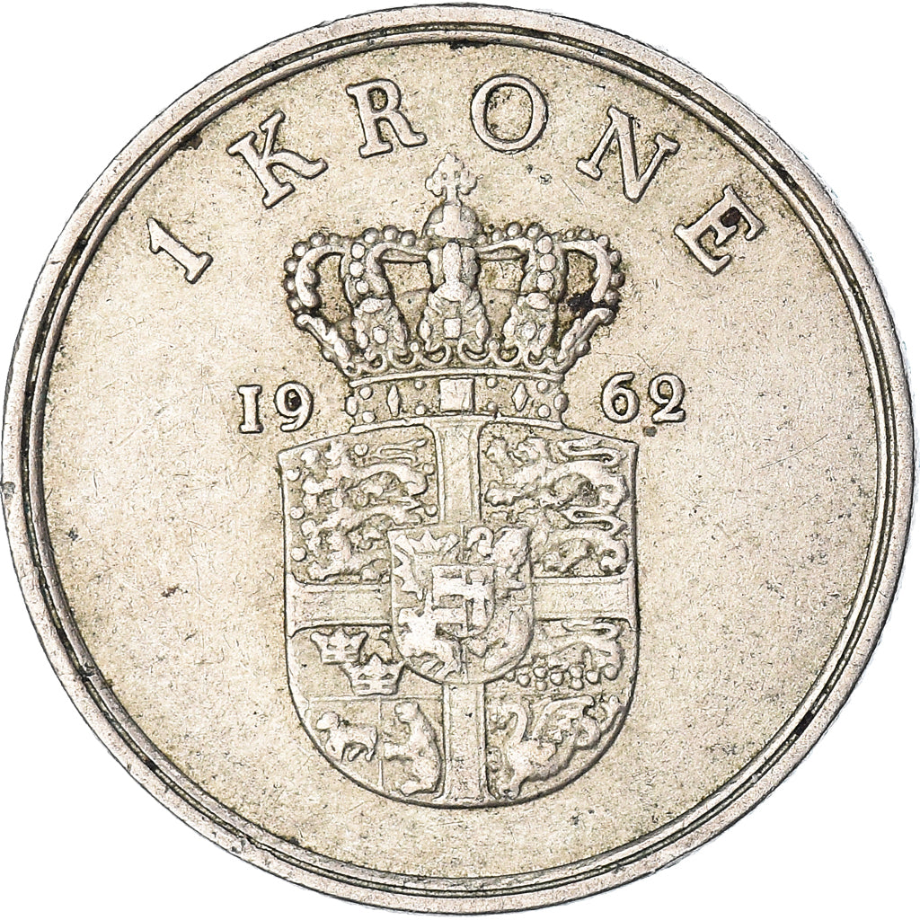 Coin, Denmark, Krone, 1962