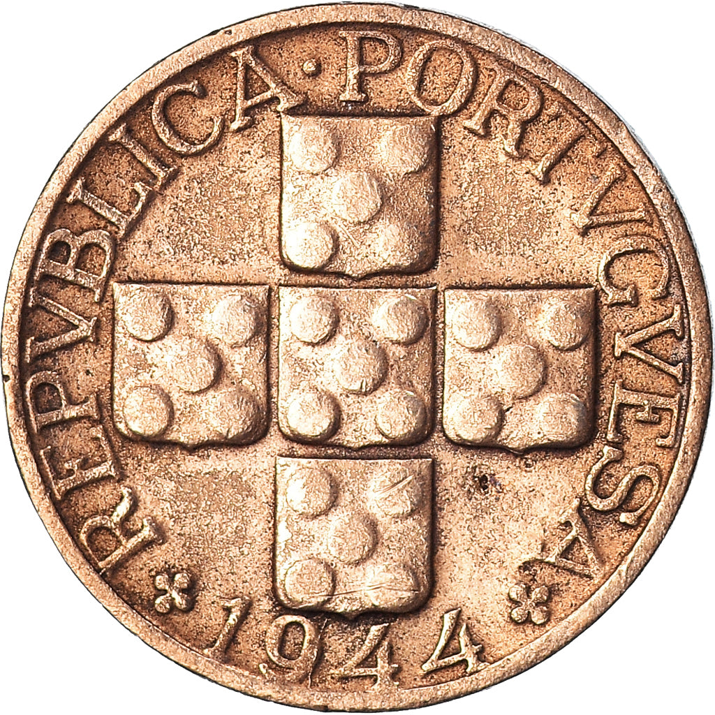 Coin, Portugal, 20 Centavos, 1944
