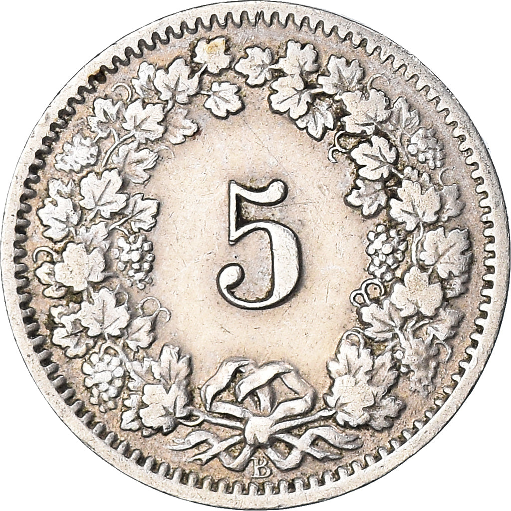Moneda, Suiza, 5 Rappen, 1914
