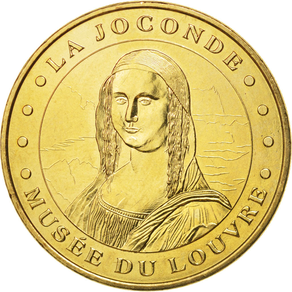 France, Token, Tourist Token, 75/ Paris - La Joconde - Louvre, 2014, Monnaie de