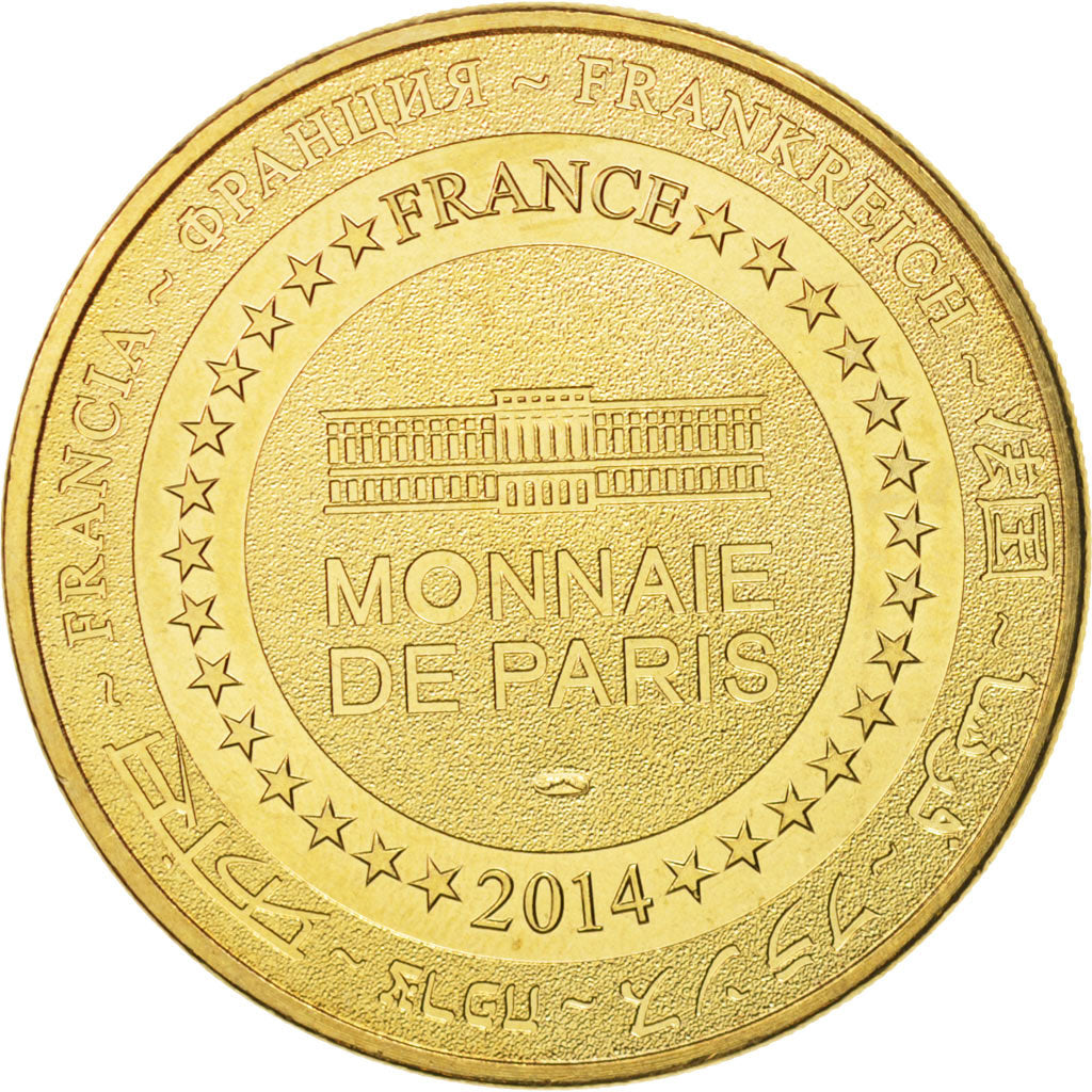 France, Token, Tourist Token, 75/ Paris - La Joconde - Louvre, 2014, Monnaie de