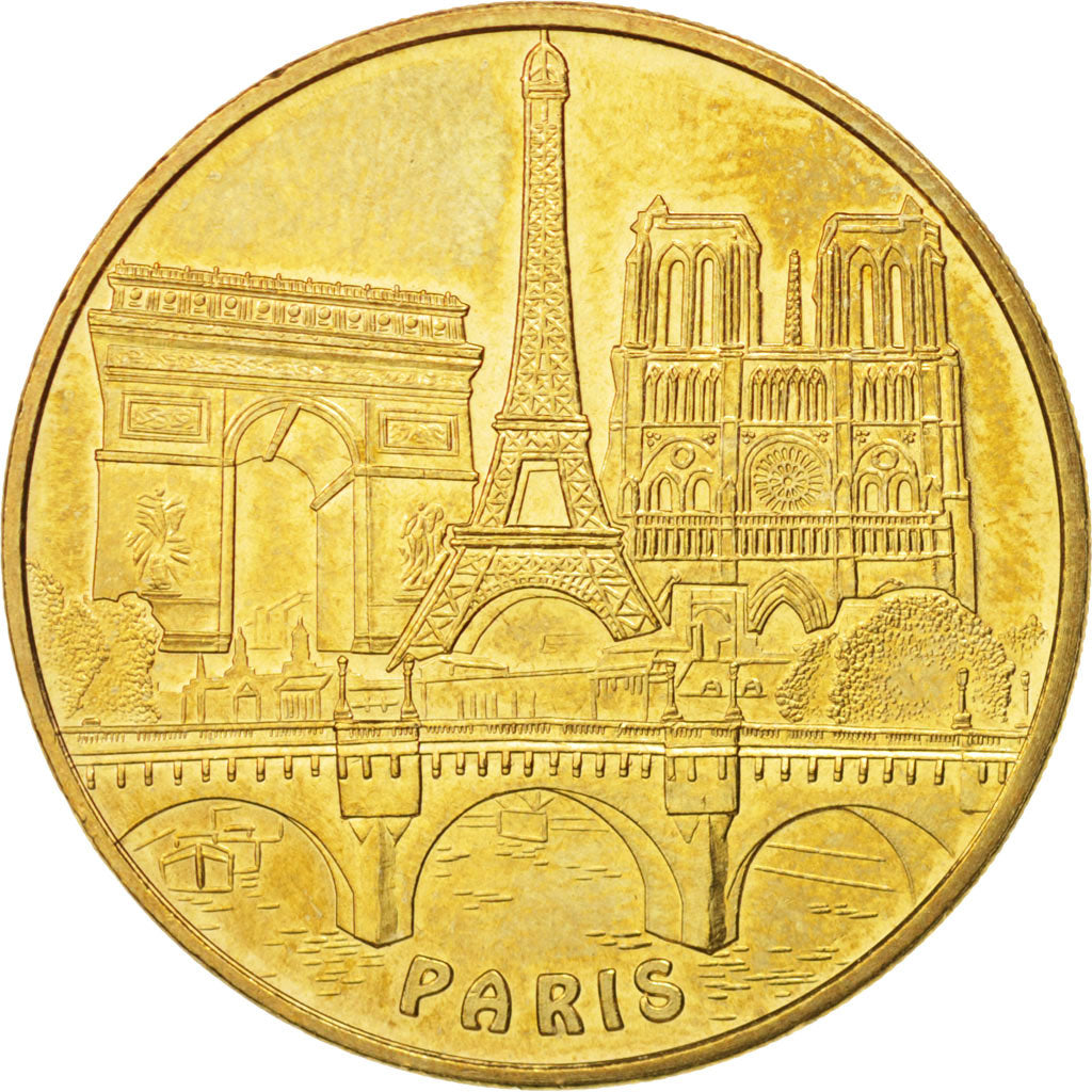 Frankreich, Tourist Token, 75/ Paris - 3 Monuments, 2012, Monnaie de Paris